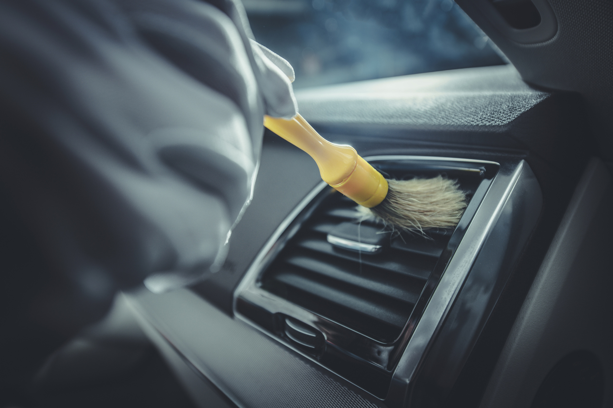 Detailed Car Cockpit Cleaning